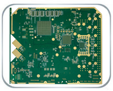 4 layers board with plating gold